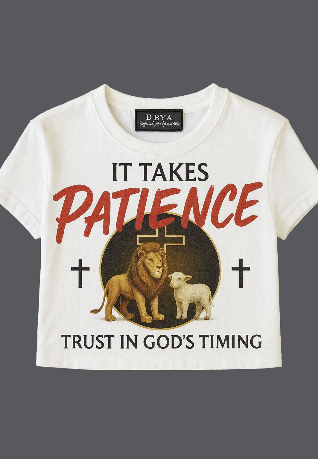 Patience Crop T- Shirt